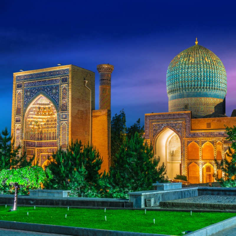 Aghgabat, Dashoguz, Tashkent, Khiva, Bukhara & Samarcanda