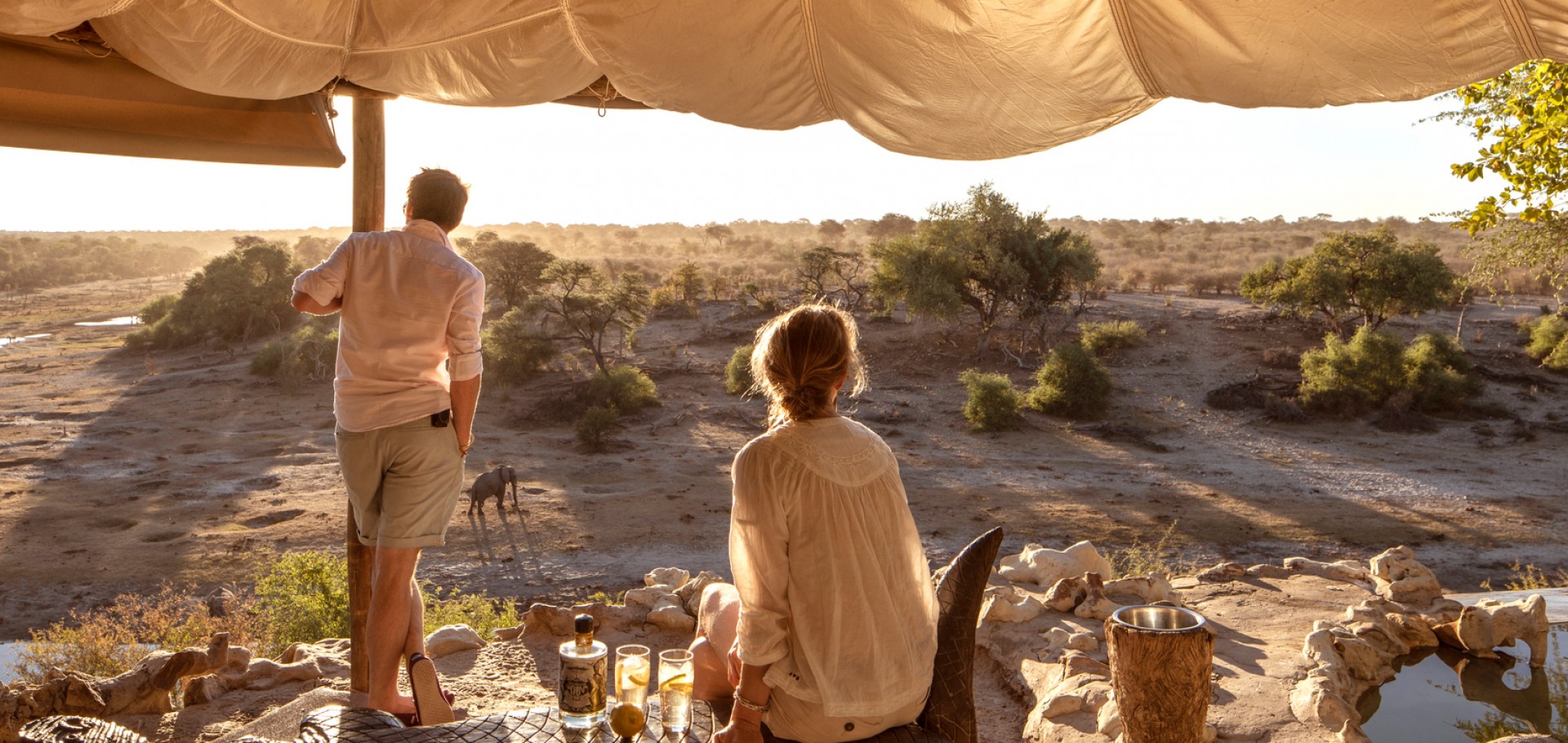 Parque Nacional Makgadikgadi & Delta do Okavango                                  